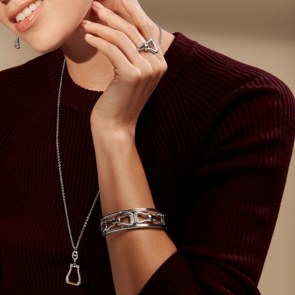 NWT Judith Ripka Fine Jewelry Diamond Vienna Cuff Bracelet 7 1/4” - Picture 14 of 16